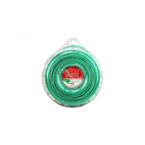 LINE TRIMMER .130 120' LGE DONUT QUAD-TEX TWIST GREEN