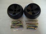 2 Deck Wheel Kits For John Deere LT160 240 325 335 345 AM133602 AM116299 M111489