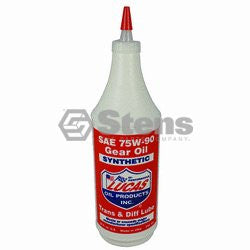 Gear Oil replaces Synthetic 75W-90