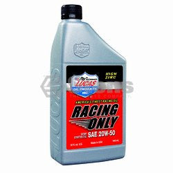 High Performance Racing Only Semi-Synthetic Oil replaces SAE 20W-50