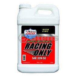 High Performance Racing Only Semi-Synthetic Oil replaces SAE 20W-30