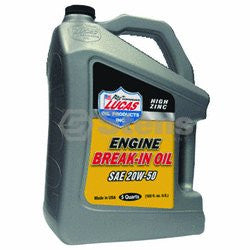 Break-in Oil replaces 20W-50/2.5 Gal Btls/Case of 2
