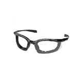 SAFETY GLASSES RECON 844 CLEAR CRYSTAL BLACK