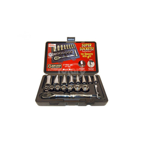 GRIP-TITE 17 PC METRIC SOCKET SET