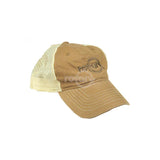 KHAKI ROTARY CAP LOW PROFILE (SOFT MESH)