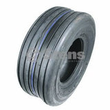 Tire replaces 11x4.00-5 Rib 2 Ply