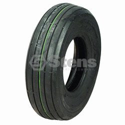 Tire replaces 11x4.00-5 Utility Rib 2 Ply