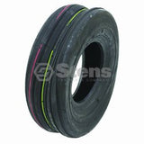 Tire replaces 13x5.00-6 Rib 4 Ply