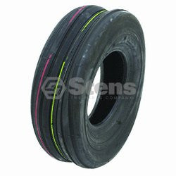 Tire replaces 13x5.00-6 Rib 4 Ply