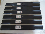 6 pk USA Made Blades For 62" Toro Zero Turn 44-6250 106-0629 108-1124