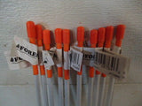 10 Driveway Reflective Markers 48" long SNOW PLOW STAKE HI-VIZ ORANGE