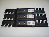 Set Of 3 Mulching Blades For John Deere L120 & L130 48" GX20819 GX20250 USA Made