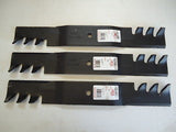 3 New HD Mulching Blades For 52" Grasshopper 320236 320237 320239 USA MADE