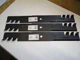 NEW Set of 3 Mulching Mower Blades For 60" Exmark Made In USA 20 1/2" x 5/8"