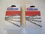 2 Pack Carlton Chain 20" 3/8 .050 72 Links