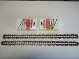 2 New Full Chisel .325 .050 72 Drive Links 18" Chainsaw Chain USA MADE
