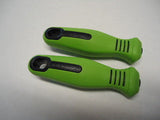 2 Pack Chainsaw File Handle Rubber Grip Hi Vis