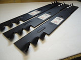 NEW Set of 3 Mulching Mower Blades For 60" Exmark Made In USA 20 1/2" x 5/8"