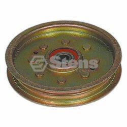 Heavy-Duty Flat Idler replaces Troy-Bilt 1752354