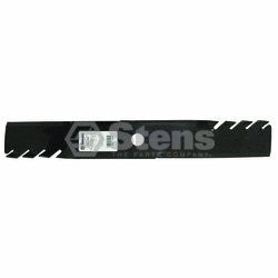 Toothed Hi-Lift Blade replaces Exmark 116-5174-S