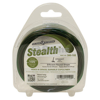 Stealth Trimmer Line replaces .105 30' Clam Shell