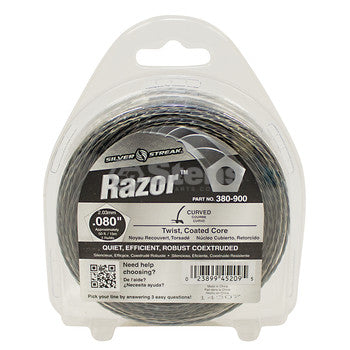 Razor Trimmer Line replaces .080 50' Clam Shell