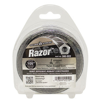 Razor Trimmer Line replaces .105 30' Clam Shell