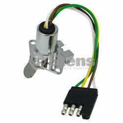 Electric Adapter replaces 4-Way Flat To 5-Way Round