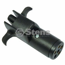 Electric Adapter replaces 6-Way Round To 4-Way Flat