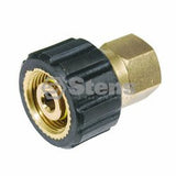 Fixed Twist-Fast Coupler replaces Female 22mm x 3/8" Female