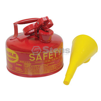 Metal Safety Fuel Can replaces Eagle 1 Gallon With Funnel