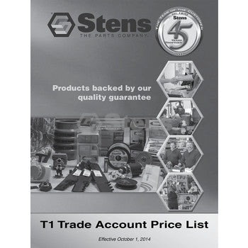 T1 Trade Account Price List replaces T1 (KA) And List Prices