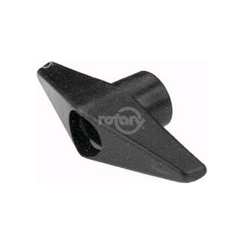 KNOB PLASTIC BLACK MTD