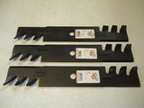 NEW Set of 3 46" 47" 48" Mower HD Mulching Blades for 314 316 317 318