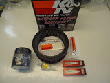 TUNE UP SERVICE KIT W/ K&N FILTER For 16 18 20 HP BRIGGS & STRATTON VANGUARD