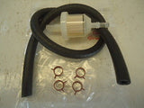 RIDING LAWN MOWER 1/4" FUEL LINE FILTER CLAMP KIT