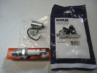 Breaker Points Condenser H10C spark plug ignition tune up for Kohler