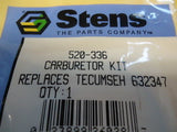 carburetor carb repair kit Snowblower tiller For tecumseh HH100 HM70 HM100