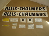 Decals Complete Decal Set For Allis Chalmers B Farm Tractor