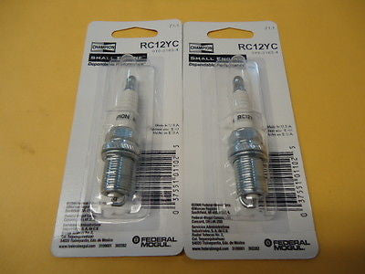 2 NEW RC12YC spark plug For Kohler CH23 CH25