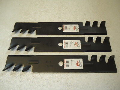 NEW Set of 3 46" 47" 48" Mower HD Mulching Blades for John Deere 210 212 214 216
