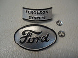 Hood Emblem Set for Ferguson System Ford 9N 2N Farm Tractor 2N16600A